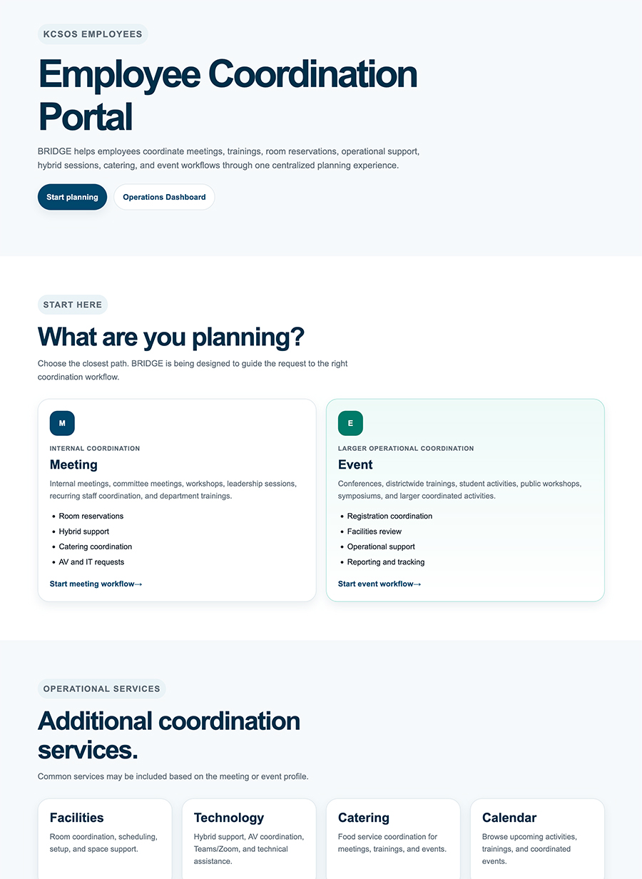 BRIDGE Employee Portal